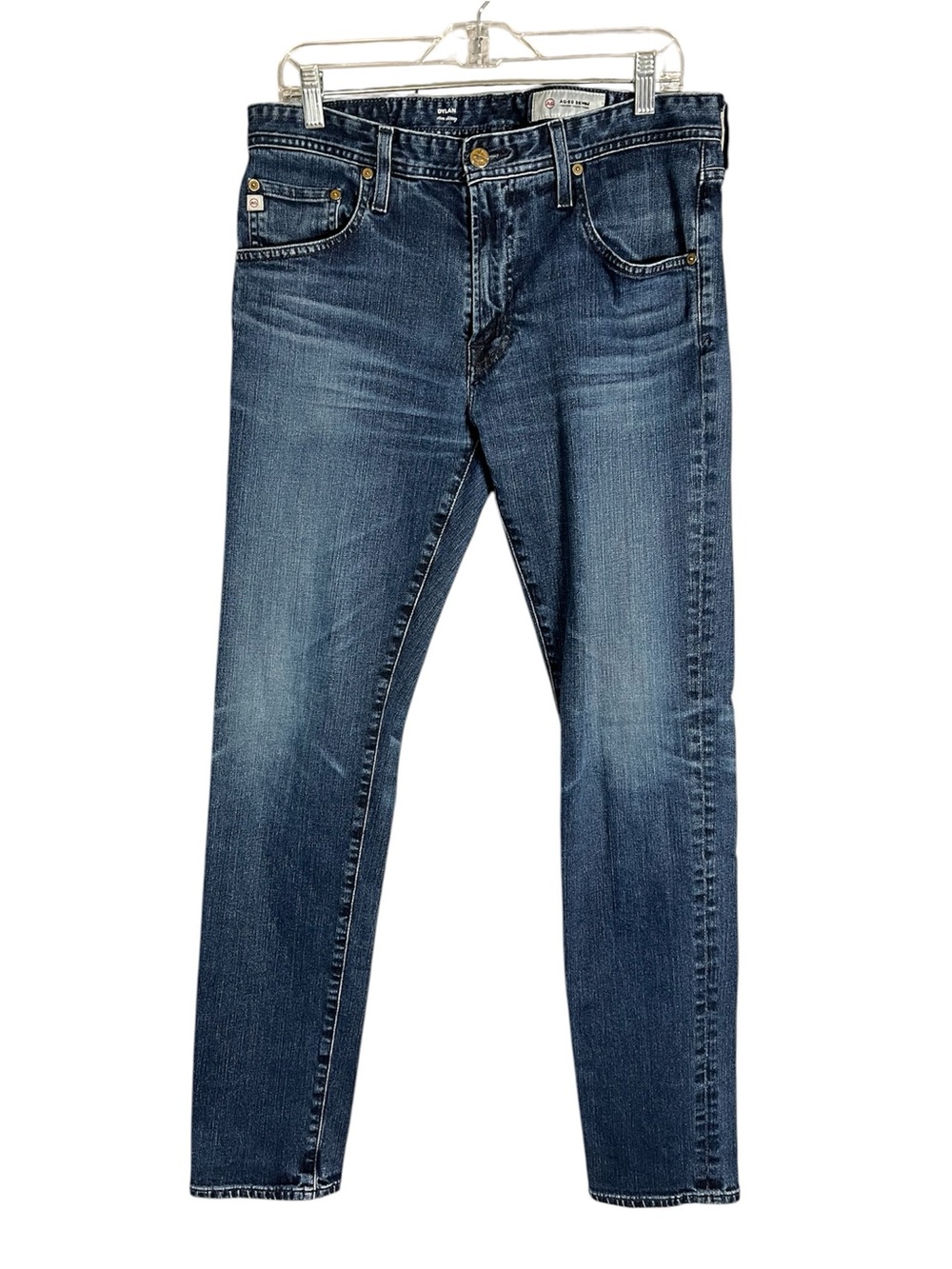 AG Adriano Goldschmied Dylan Slim Skinny Jeans 34R Medium Wash Stretch‎